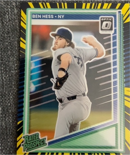 2025 Donruss Optic #184 Ben Hess — front