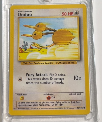 1999 Pokémon Base Set #48 Doduo — front