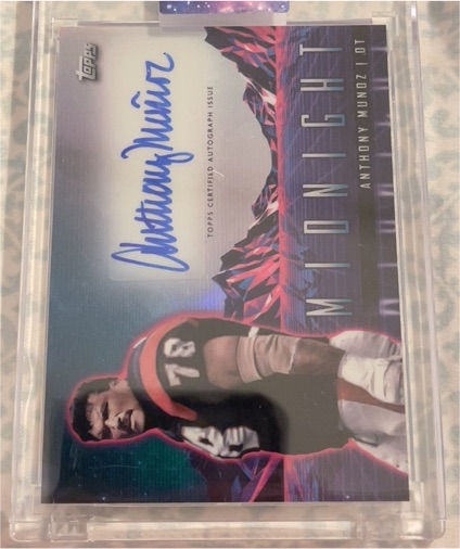2024 Topps Midnight Horizon Signatures #HZS-AM Anthony Munoz — front