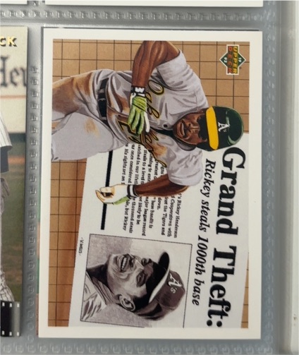 1992 Upper Deck #782 Rickey Henderson — front