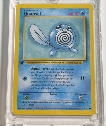 1999 Pokémon Base Set #59 Quapsel — front