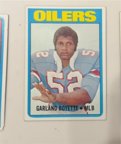 1972 Topps #202 Garland Boyette — front