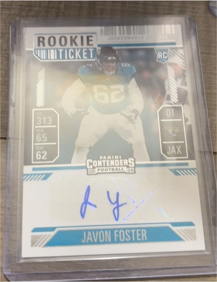 2024 Panini Contenders #313 Javon Foster — front