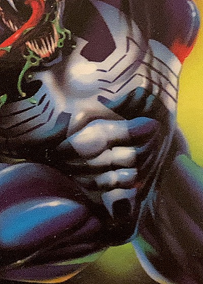 1994 Flair Marvel Power Blast Chase Cards #7 Venom — front