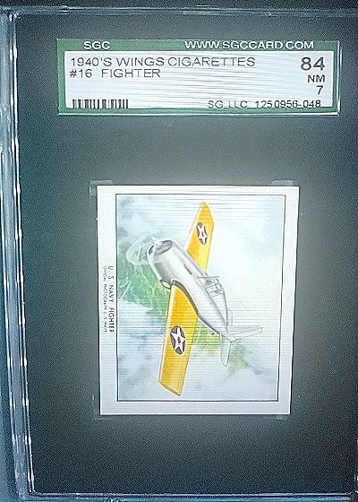 1940's Wings Cigarettes #16 Fighter — front