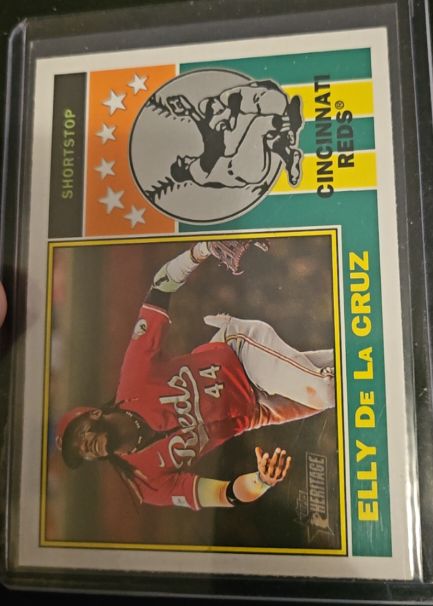 2025 Topps Heritage #76PI-25 Elly De La Cruz — front