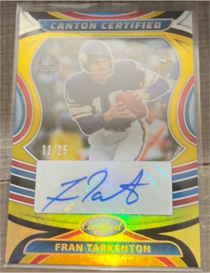 2024 Panini Certified Canton Certified #CCS-FT Fran Tarkenton — front