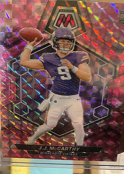 2024 Panini Mosaic #310 J.J. McCarthy — front