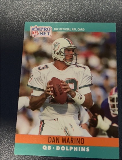 1990 Pro Set #181 Dan Marino — front