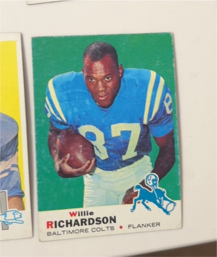 1969 Topps #5 Willie Richardson — front