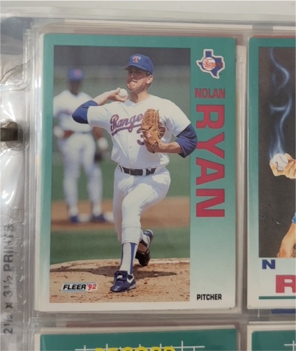 1992 Fleer #320 Nolan Ryan — front