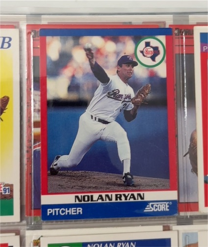 1991 Score #25 Nolan Ryan — front