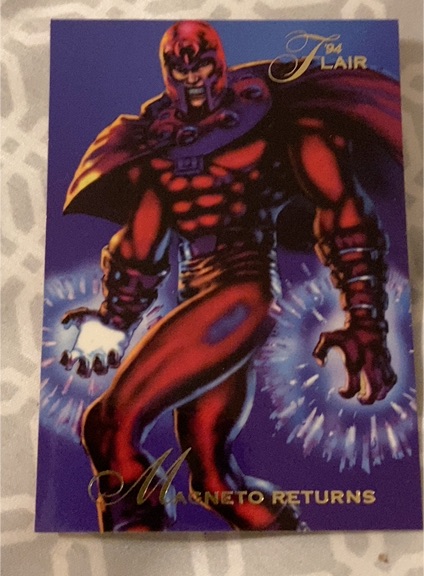 1994 Flair Marvel Annual #120 Magneto Returns — front