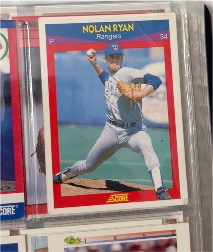 1990 Score Superstars #44 Nolan Ryan — front
