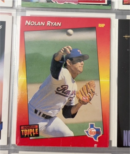 1992 Donruss Triple Play #22 Nolan Ryan — front
