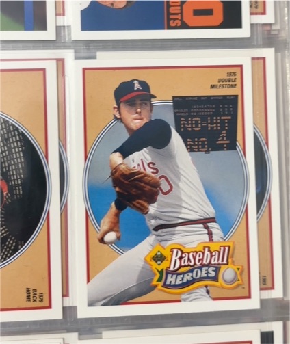 1990 Upper Deck Baseball Heroes #12 Nolan Ryan — front