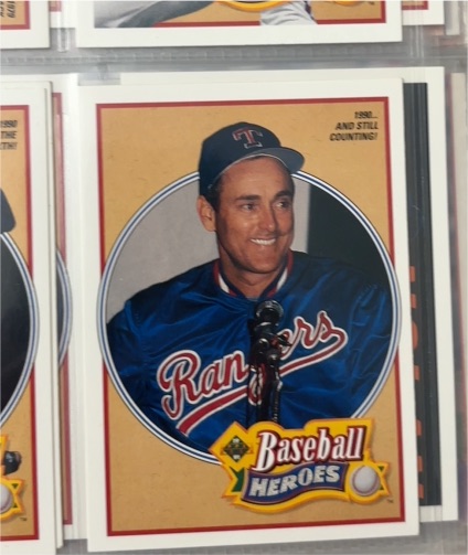 1990 Upper Deck Baseball Heroes #17 Nolan Ryan — front