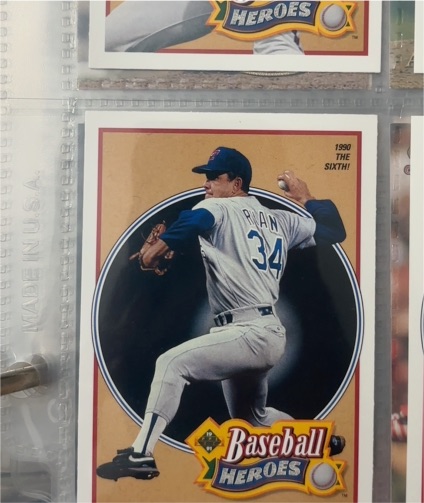 1990 Upper Deck Baseball Heroes #16 Nolan Ryan — front