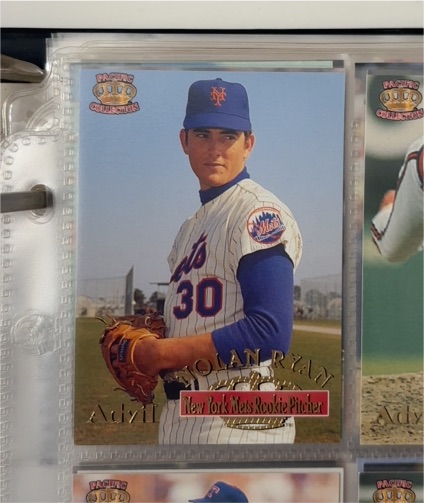 1996 Pacific Crown Collection Advil #12 Nolan Ryan — front