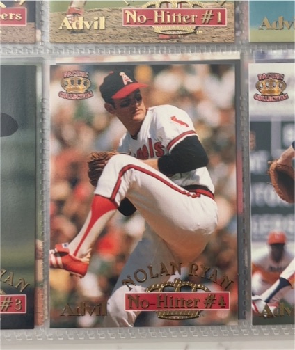 1996 Pacific Advil Nolan Ryan No-Hitter #4 — front