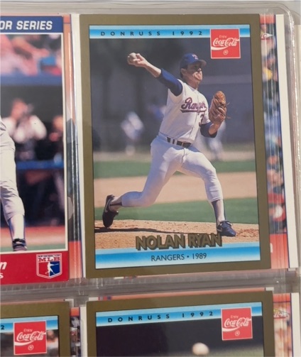 1992 Donruss Coca-Cola #23 Nolan Ryan — front