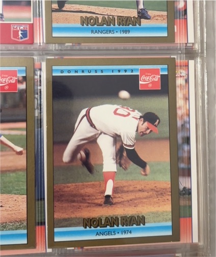 1992 Donruss Coca-Cola #8 Nolan Ryan — front