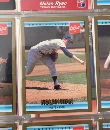 1992 Donruss Coca-Cola #2 Nolan Ryan — front