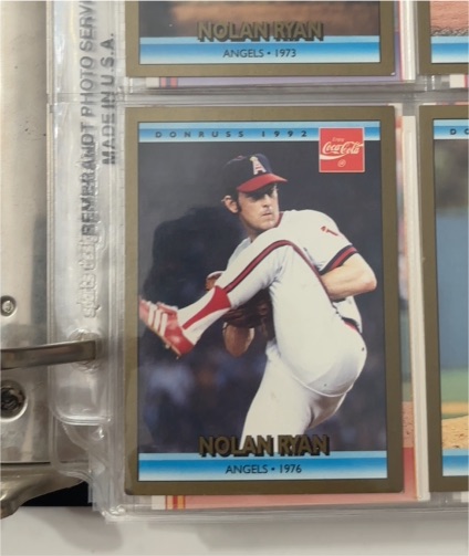 1992 Donruss Coca-Cola #10 Nolan Ryan Angels 1976 — front