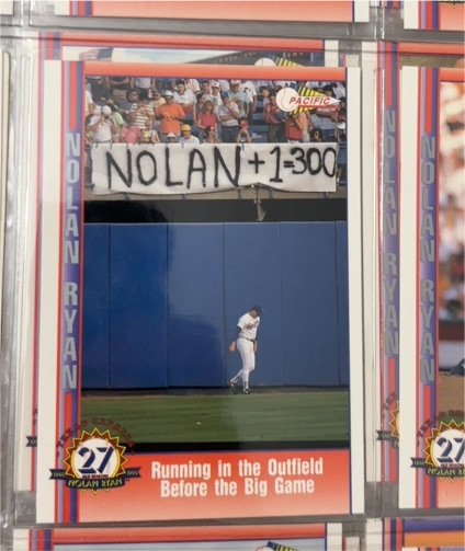 1991 Pacific Nolan Ryan #83 Running in the Outfield Before the Big Game — front