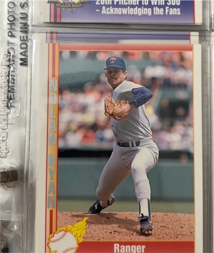1991 Pacific Nolan Ryan Texas Rangers Ryan Express #187 — front