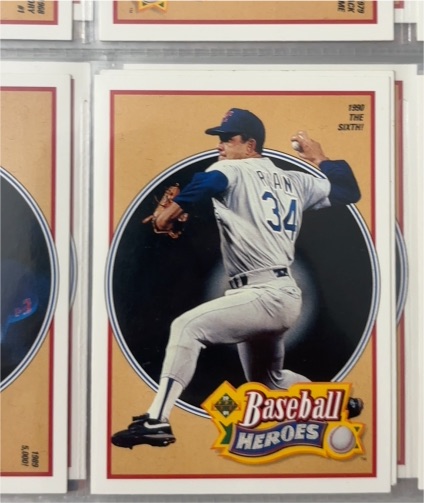 1991 Upper Deck Baseball Heroes #16 Nolan Ryan — front