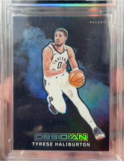 2022-23 Panini Select Concourse Blue #20 Tyrese Haliburton — front
