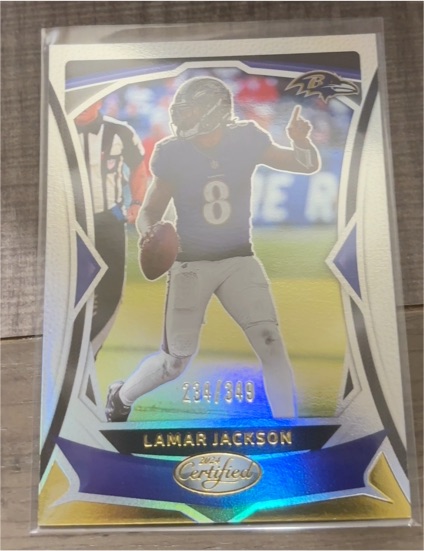 2024 Panini Certified #72 Lamar Jackson — front