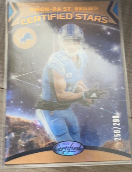 2024 Panini Certified #6 Amon-Ra St. Brown Certified Stars — front