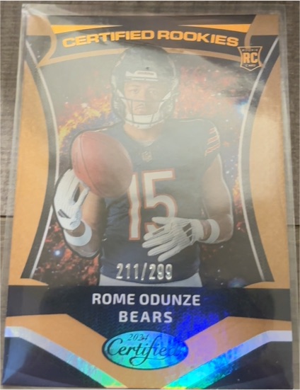 2024 Panini Certified Rookies Bronze #13 Rome Odunze — front