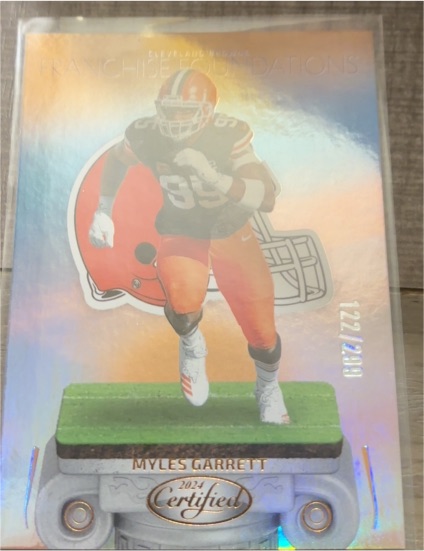 2024 Panini Certified #19 Franchise Foundations Myles Garrett — front