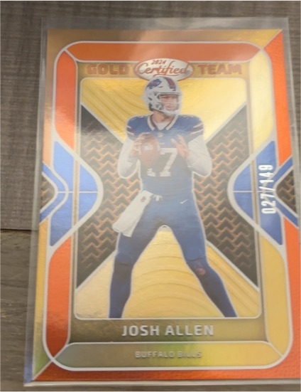 2024 Panini Certified #GT-JAN Josh Allen — front