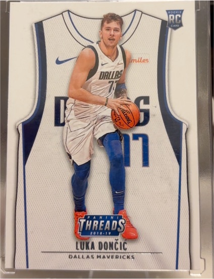 2018-19 Panini Threads #101 Luka Dončić — front