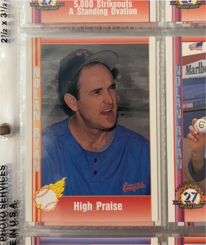 1991 Pacific #203 Nolan Ryan High Praise — front