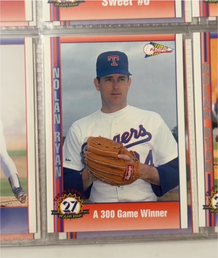 1991 Pacific #69 Nolan Ryan Texas Rangers A 300 Game Winner — front