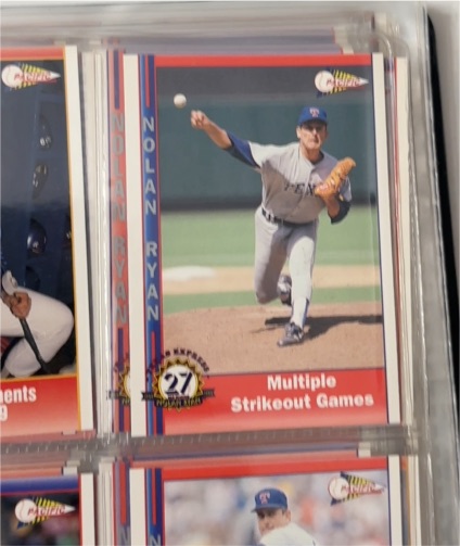 1993 Pacific Texas Express #230 Multiple Strikeout Games Nolan Ryan — front