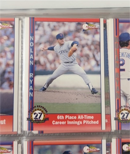 1993 Pacific Texas Express #239 Nolan Ryan — front