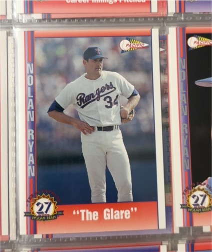 1993 Pacific Nolan Ryan Texas Express #248 — front