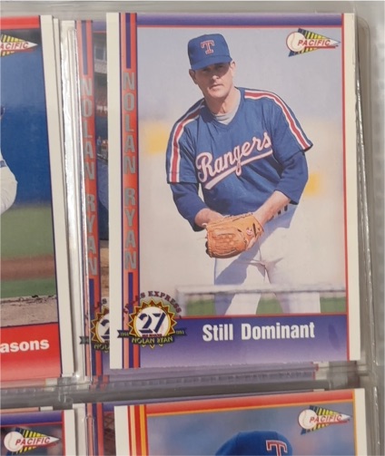 1991 Pacific Nolan Ryan Texas Express #209 Still Dominant — front