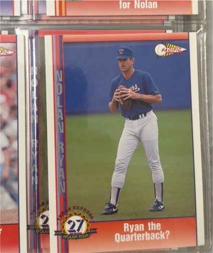 1993 Pacific Texas Express #206 Nolan Ryan Ryan the Quarterback — front
