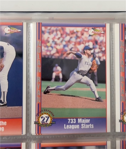 1993 Pacific Ryan 27th Season Baseball Card #205 Nolan Ryan — front