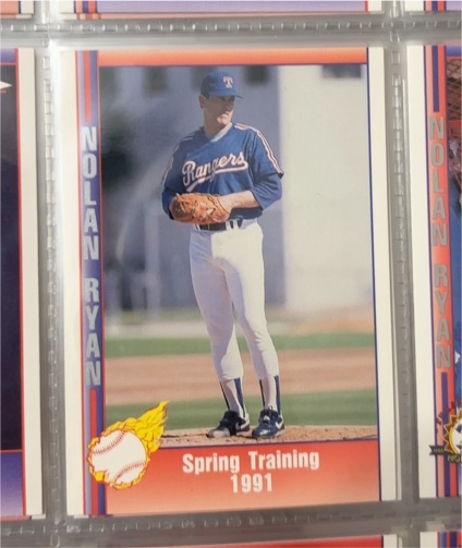 1991 Pacific Nolan Ryan Texas Express Spring Training — front