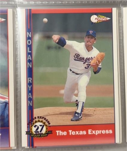 1993 Pacific Texas Express #249 Nolan Ryan — front