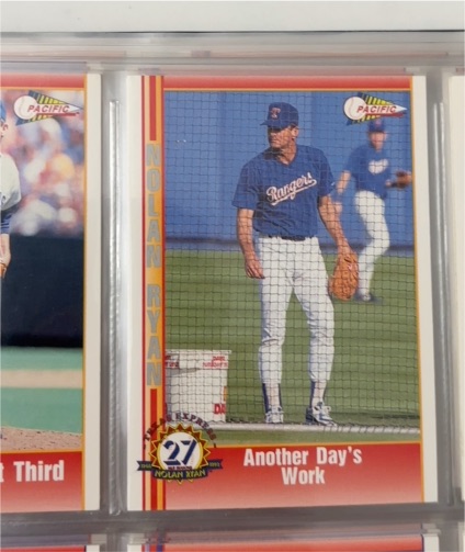 1991 Pacific Nolan Ryan Texas Express #215 — front