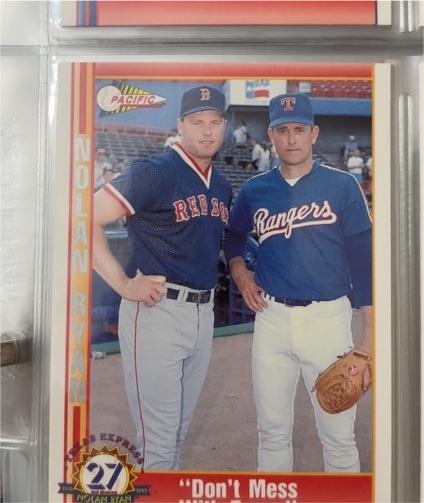 1992 Pacific Nolan Ryan Texas Express II #27 — front